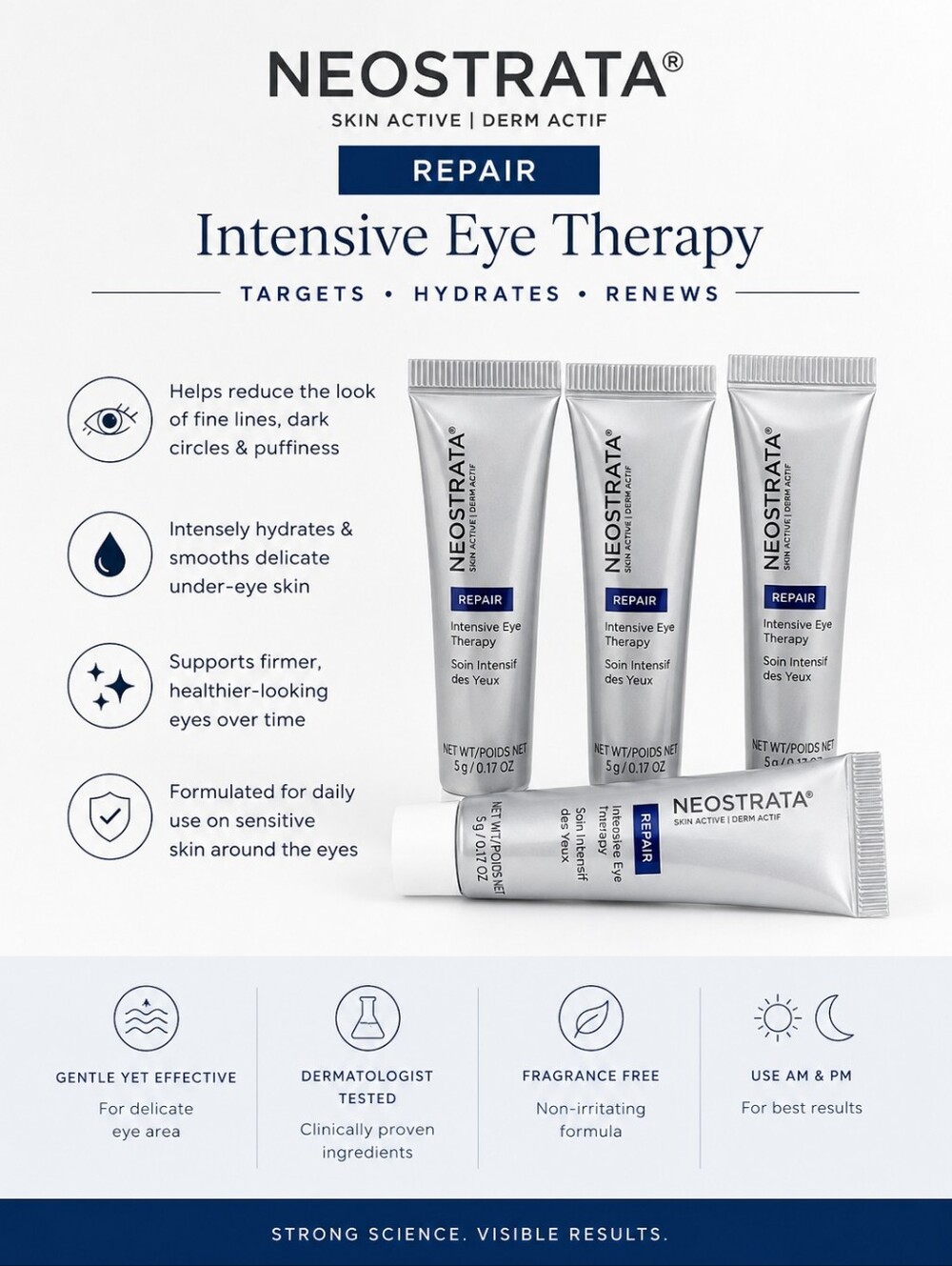 NeoStrata Skin Active Intensive Eye Therapy travel tubes (5g/0.17oz each)